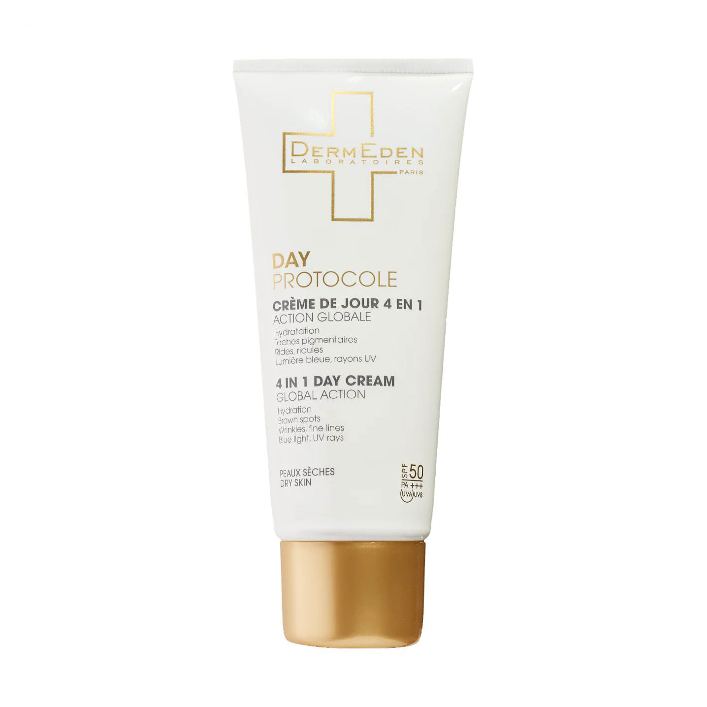 Денний крем для обличчя DermEden Day Protocole 4in1 Day Cream Dry Skin, SPF 50, 50 мл